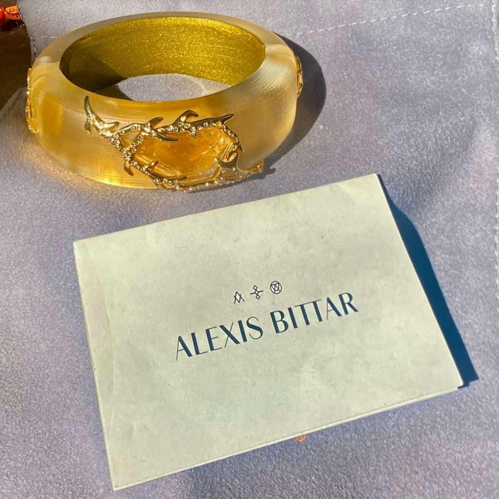 ALEXIS BITTAR 14K Gold Bangle Bracelet